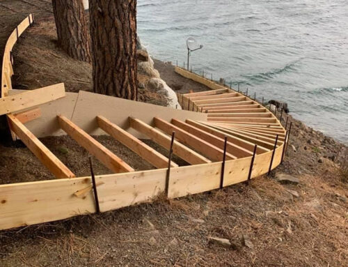 Wallowa Lake Home Stairs